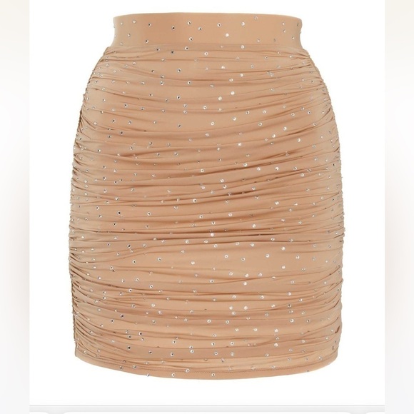 Alex Perry Benson Ruched Mini Skirt - Picture 1 of 8